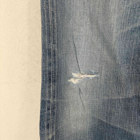リーバイス Levis 90s- ボタン裏J22 ビッグE 赤耳 復刻 シンチバック ボタンフライデニムパンツ メンズ