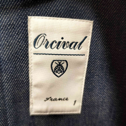 オーシバル ORCIVAL デニムボンディングコート ステンカラーコート レディース 1