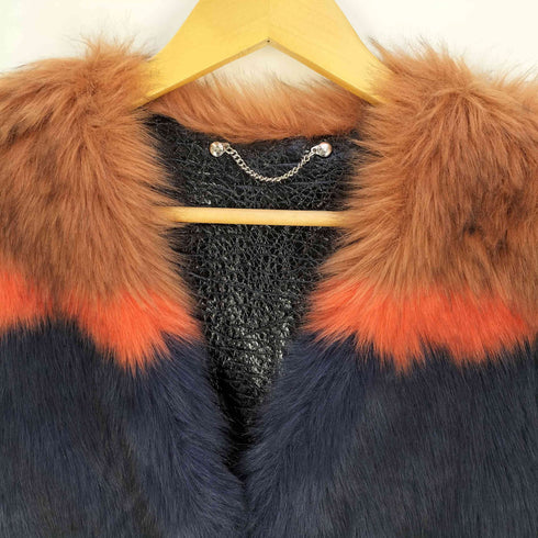 ディーゼル DIESEL L-Krissyフェイクファーリバーシブルロングベスト レディース import:XS