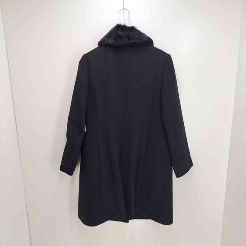 ジェイプレス J.PRESS カシミヤ混 ラビットファー ウールコート レディース