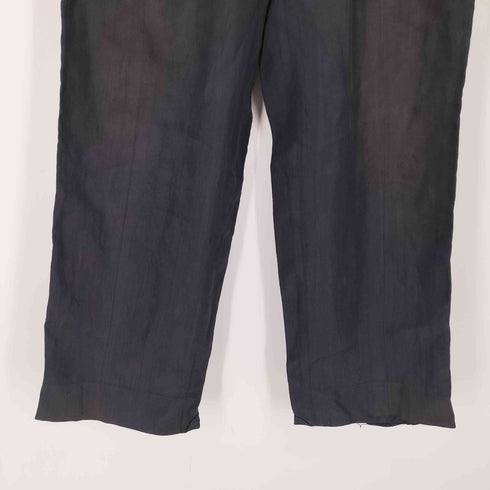 コムデギャルソンオムプリュス COMME des GARCONS HOMME PLUS 80S AD表記なし 内向き1タック アセテート ワイド スラックス パンツ メンズ JPN:M