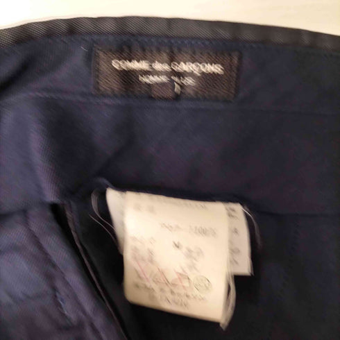 コムデギャルソンオムプリュス COMME des GARCONS HOMME PLUS 80S AD表記なし 内向き1タック アセテート ワイド スラックス パンツ メンズ JPN:M