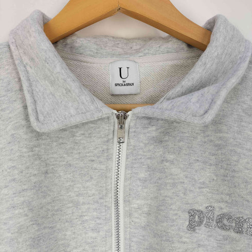 ユーバイスピックアンドスパン U by SPICK&SPAN 24SS ハーフジップ裏毛プルオーバー レディース