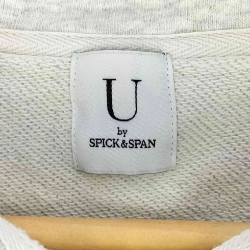 ユーバイスピックアンドスパン U by SPICK&SPAN 24SS ハーフジップ裏毛プルオーバー レディース