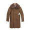 バーニーズニューヨーク BARNEYS NEWYORK ラムファー ロングコート レディース 36