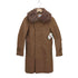 バーニーズニューヨーク BARNEYS NEWYORK ラムファー ロングコート レディース 36