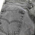 リーバイス Levis XL STRAIGHT ブラック バギーカット ワイド ストレートレッグ デニム レディース 27inch