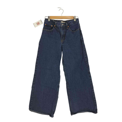 リーバイス Levis XL STRAIGHT ダークインディゴ バギーカット ワイド ストレートレッグ デニム レディース 27inch