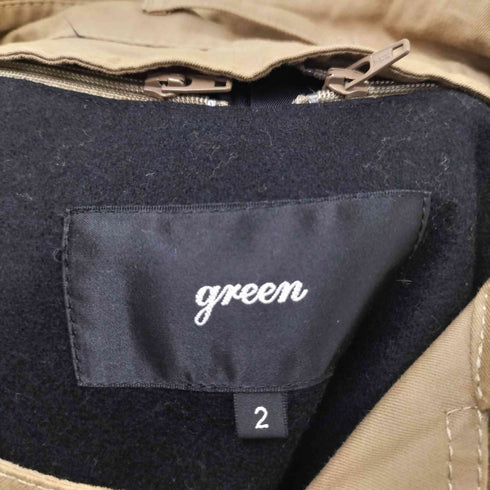 グリーン green green ライナー付きトレンチコート レディース JPN:2