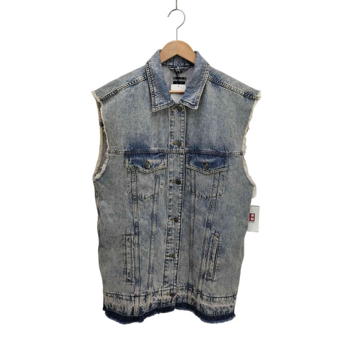 アルマーニエクスチェンジ ARMANI EXCHANGE カットオフ デニムベスト レディース JPN:S