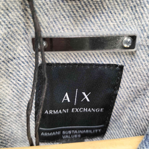 アルマーニエクスチェンジ ARMANI EXCHANGE カットオフ デニムベスト レディース JPN:S