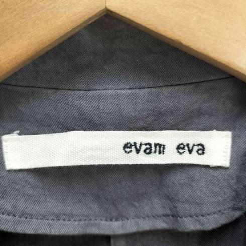 エヴァムエヴァ evam eva cotton paper long jacket 和紙 ロングコート レディース JPN:1
