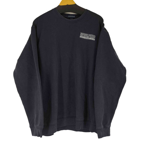 ランズエンド LANDS END 00S レタリング刺繍 クルーネックスウェット メンズ JPN:L