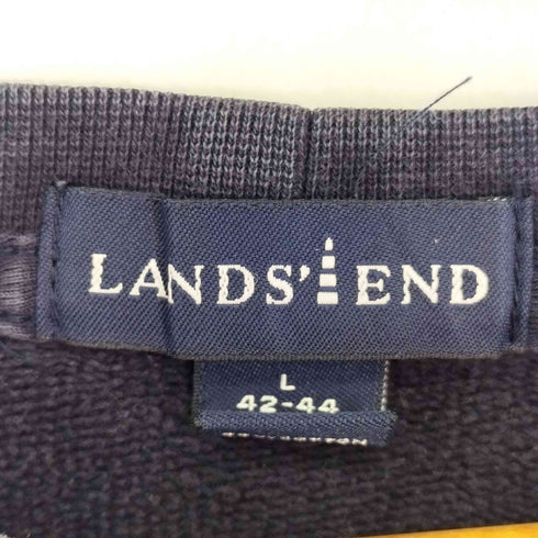 ランズエンド LANDS END 00S レタリング刺繍 クルーネックスウェット メンズ JPN:L