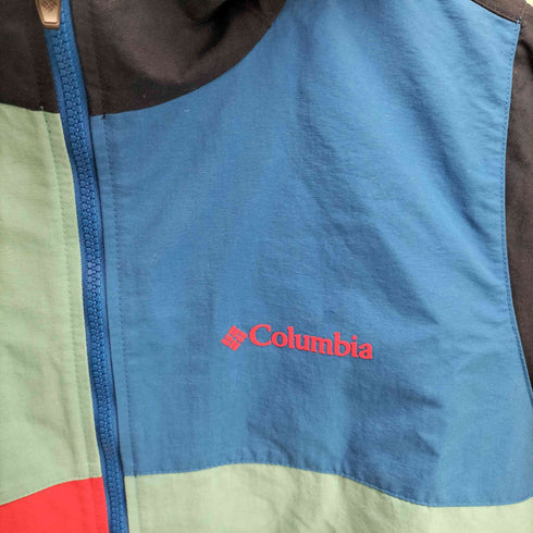 コロンビア Columbia クレイジーパターン マルチカラー シェルジャケット メンズ JPN:M