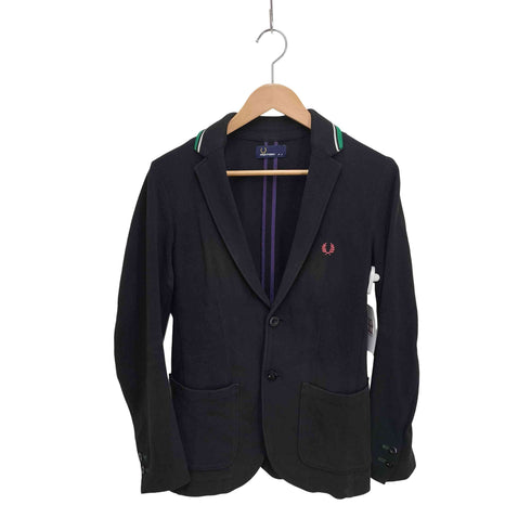 フレッドペリー FRED PERRY 鹿の子 テーラードジャケット レディース S