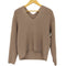 クラネ CLANE V-NECK BACK DROP KNIT TOPS レディース 0