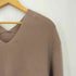 クラネ CLANE V-NECK BACK DROP KNIT TOPS レディース 0