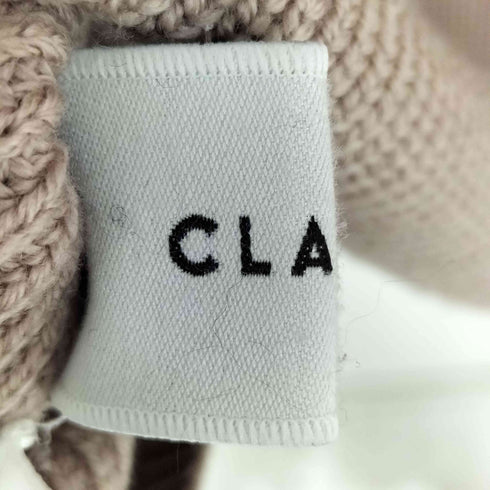 クラネ CLANE V-NECK BACK DROP KNIT TOPS レディース 0