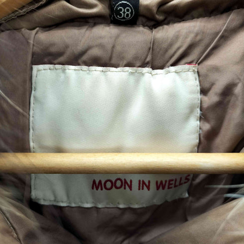 MOON IN WELLS グラデーション ファー ダウン コート Y2K レディース 38