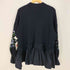 クラネ CLANE EMBROIDERTY FRILL KNIT TOPS レディース 2