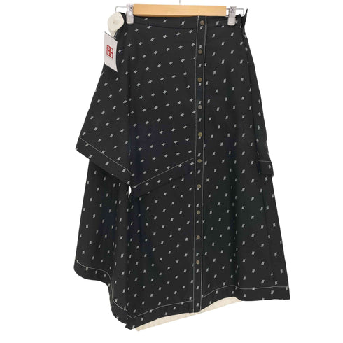 アメリ AMERI UNDRESSED MONOGRAM HEM DESIGN SKIRT レディース M