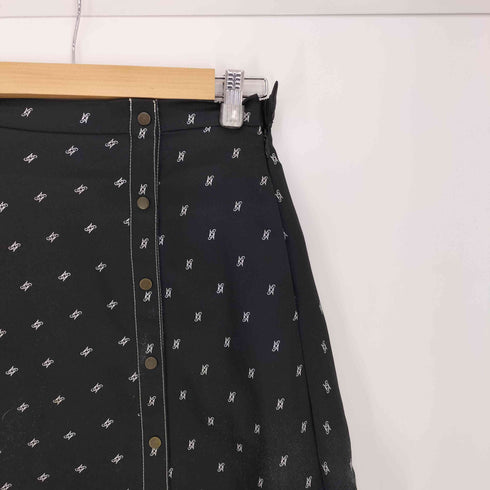 アメリ AMERI UNDRESSED MONOGRAM HEM DESIGN SKIRT レディース M