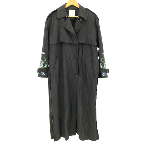 クラネ CLANE 刺繍トレンチコート EMBROIDERY TRENCH COAT レディース 0