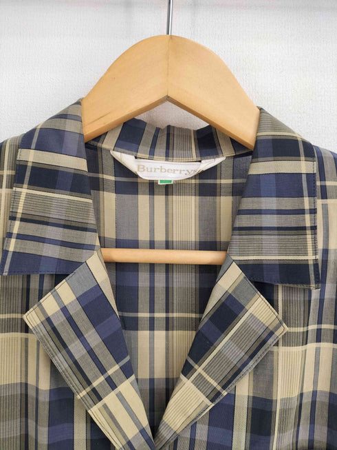 バーバリーズ BURBERRYS 90S 白タグ チェック シャツワンピース レディース