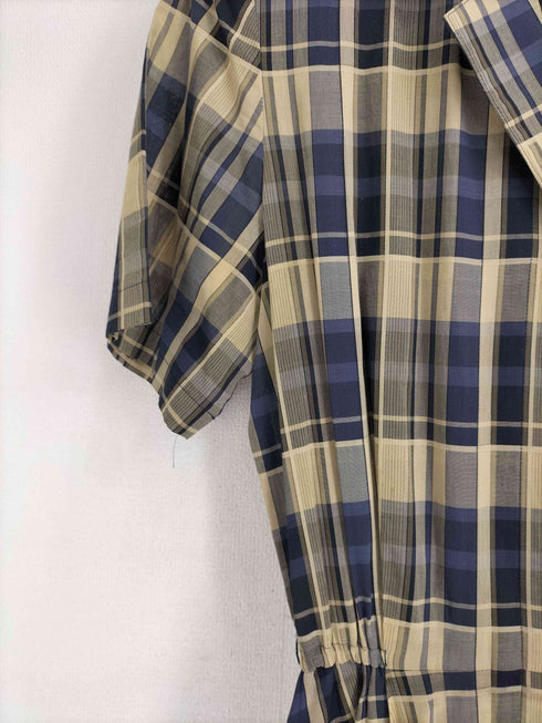 バーバリーズ BURBERRYS 90S 白タグ チェック シャツワンピース レディース