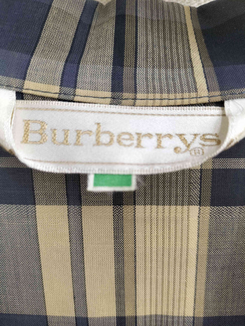 バーバリーズ BURBERRYS 90S 白タグ チェック シャツワンピース レディース