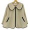 ナチュラルクチュール natural couture 24aw ビッグ衿ループブークレショートコート レディース FREE