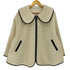 ナチュラルクチュール natural couture 24aw ビッグ衿ループブークレショートコート レディース FREE
