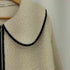 ナチュラルクチュール natural couture 24aw ビッグ衿ループブークレショートコート レディース FREE