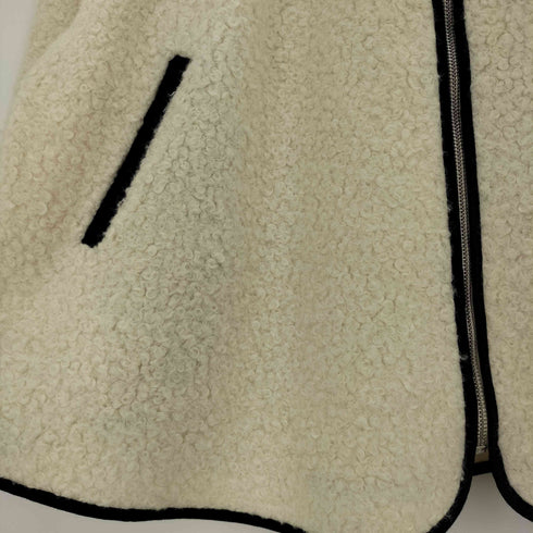 ナチュラルクチュール natural couture 24aw ビッグ衿ループブークレショートコート レディース FREE