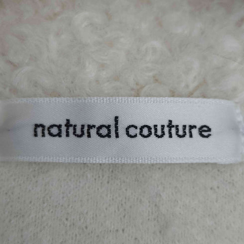 ナチュラルクチュール natural couture 24aw ビッグ衿ループブークレショートコート レディース FREE