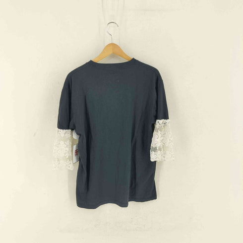 PANAMA BOY 袖レースリメイク Tシャツ レディース import:L