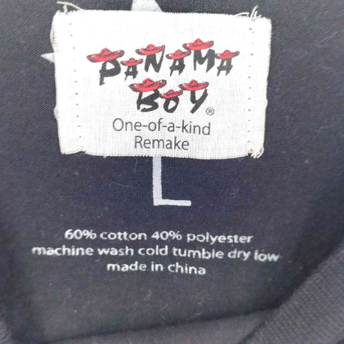 PANAMA BOY 袖レースリメイク Tシャツ レディース import:L