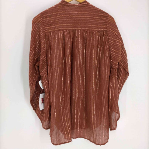 ウラ ジョンソン ulla johnson ラメストライプ プルオーバーシャツ レディース 2