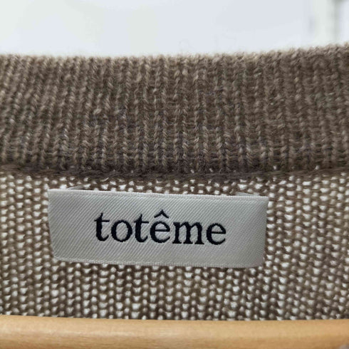 トーテム toteme YAK クルーネックプルオーバー レディース S