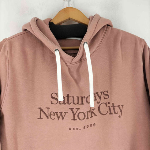 サタデーズニューヨークシティ Saturdays NYC フロント刺繍プルオーバーパーカー メンズ import:XS