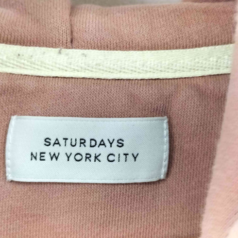サタデーズニューヨークシティ Saturdays NYC フロント刺繍プルオーバーパーカー メンズ import:XS