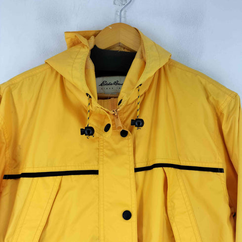 エディーバウアー Eddie Bauer 90S 白タグ ナイロンジップアップパーカー レディース import:S