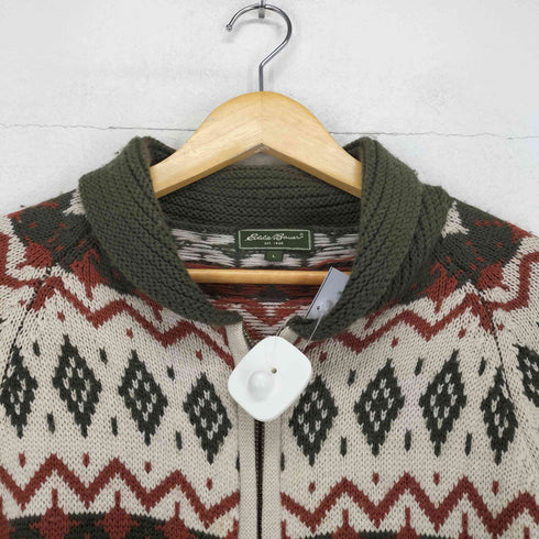 エディーバウアー Eddie Bauer スノーデザインドライバーズニット メンズ L