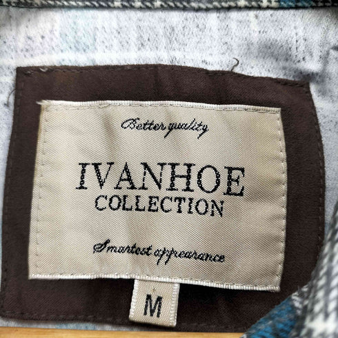 IVANHOE COLLECTION チェック切替ウエスタンシャツ メンズ M
