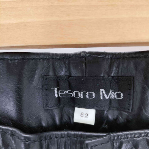 TESORO MIO カウレザーダブルニーパンツ メンズ 82