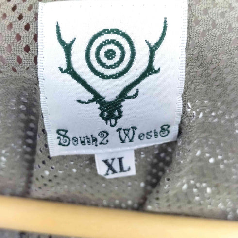 サウスツーウェストエイト SOUTH2 WEST8 Side Slit Crew メッシュロングスリーブ メンズ import:XL