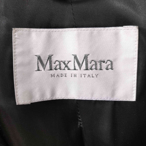 マックスマーラ MAX MARA cashmere カシミヤ&アルパカ混 フーディーコート レディース 38