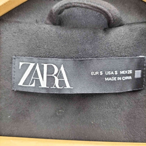 ザラ ZARA ロングコート フェイクスエード レディース import:S