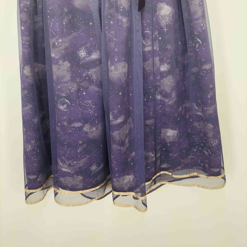 アクシーズファム axes femme 夏の星空グラデチュールスカート レディース FREE